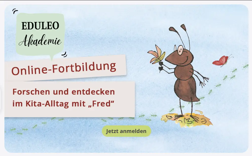 Forschen und Entdecken im Kita Alltag mit "Fred"